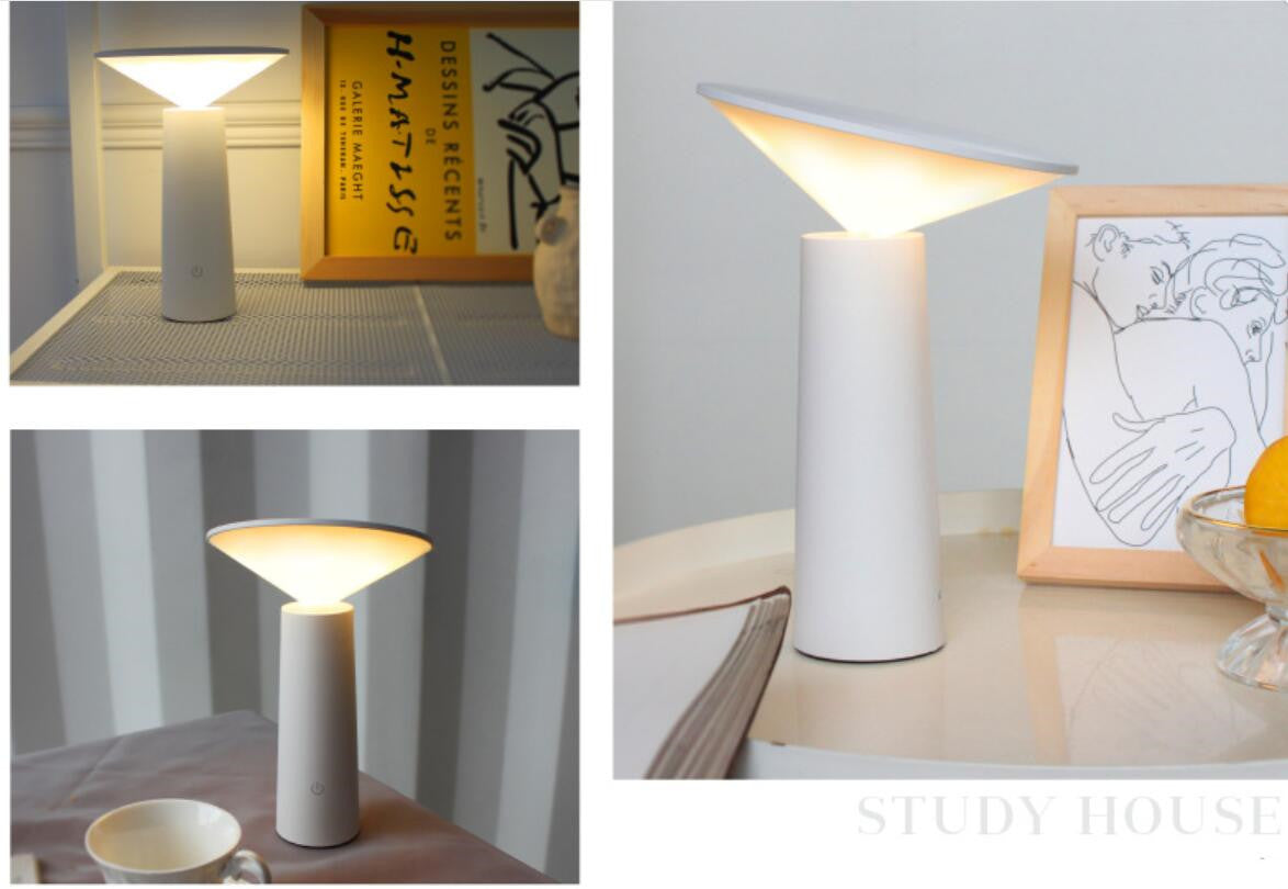 Aesthetic Table Lamp USB LED Reading Book Light Touch Sensor